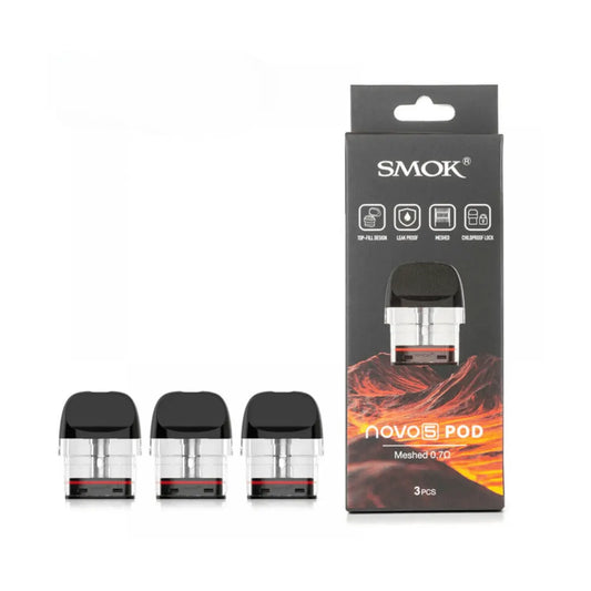 Smok Novo 5 Meshed Replacement Pods - Smoke empire