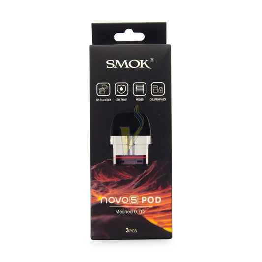 Smok Novo 5 Replacement Pods (3 Pack) - Smoke empire