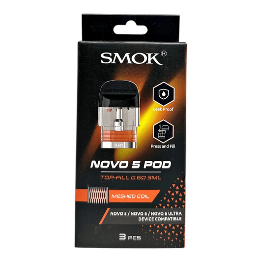 Smok Novo 5 Top Fill 3ml Pods - Smoke empire
