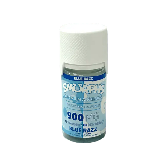 SMURPHS 7-HYDROXYMITRAGYNINE TABLETS 15CT 60MG PER TABLET - Blue Razz - Smoke empire