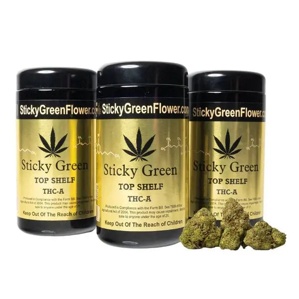 Sticky Green Flower Top Shelf THCA 28g - Smoke empire