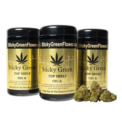 Sticky Green Flower Top Shelf THCA 28g - Smoke empire