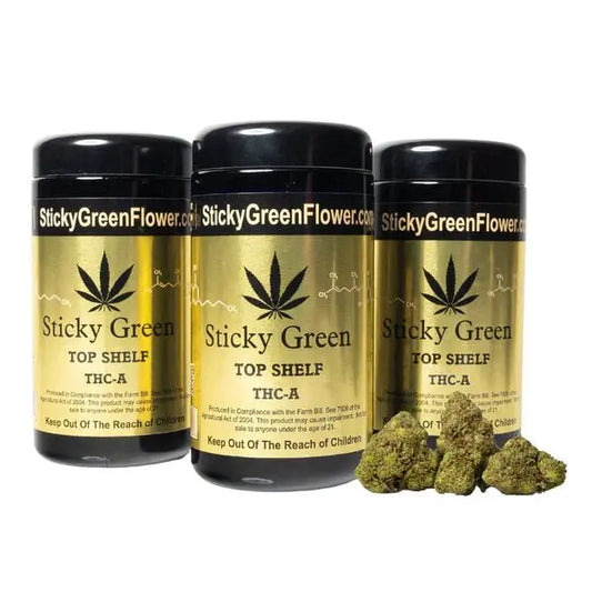 Sticky Green Flower Top Shelf THCA 28g - Smoke empire