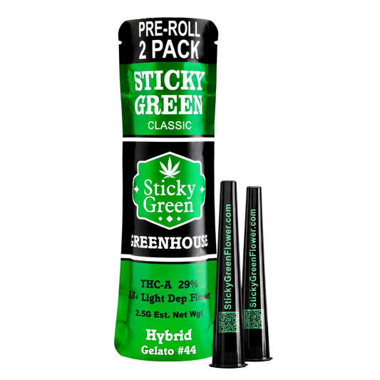 Sticky Green Green House Pre Rolls 2.5g - Smoke empire