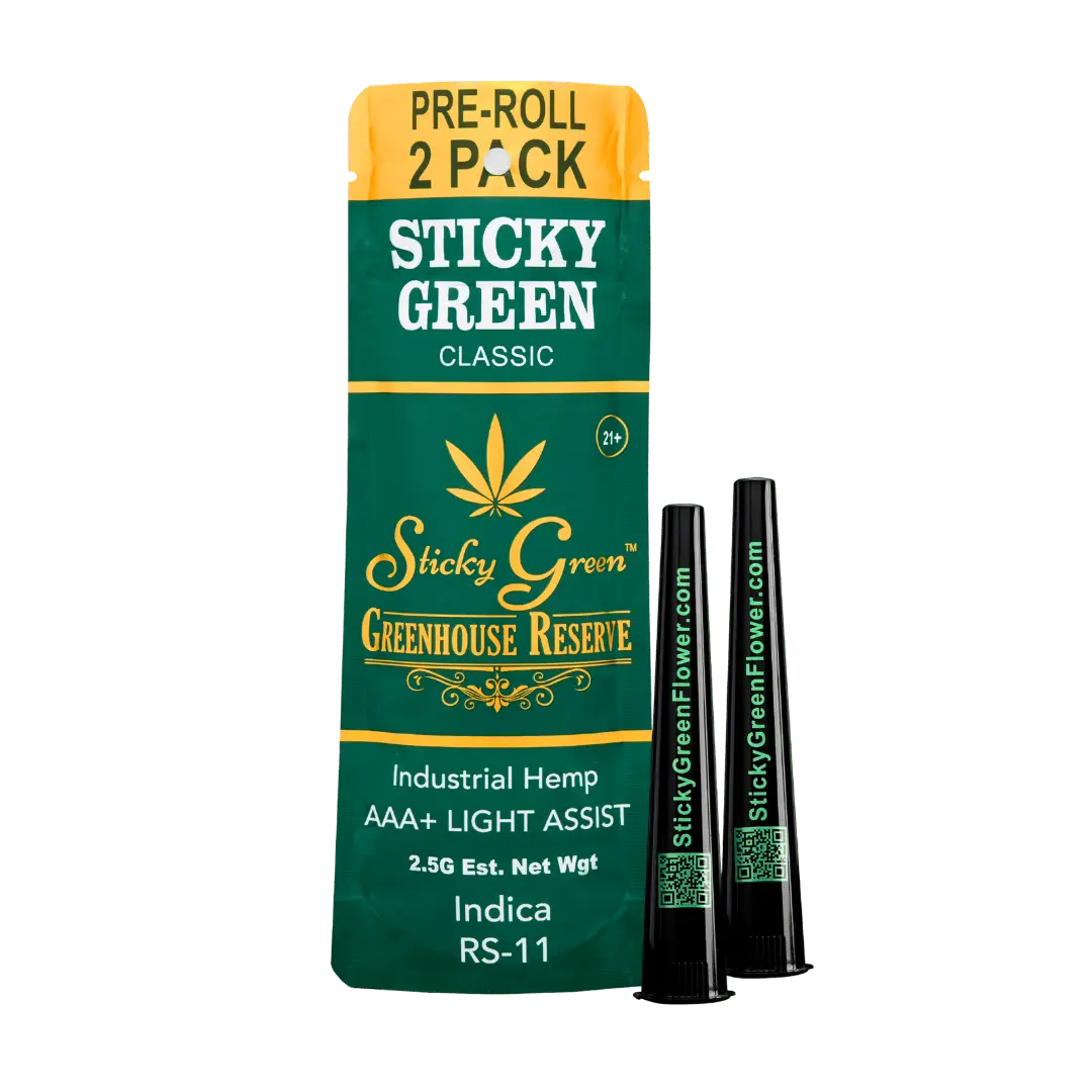 Sticky Green Green House Reserve Pre Rolls 2.5g - Smoke empire