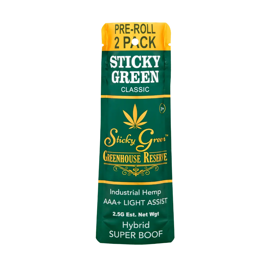 Sticky Green Green House Reserve Pre Rolls 2.5g - Smoke empire