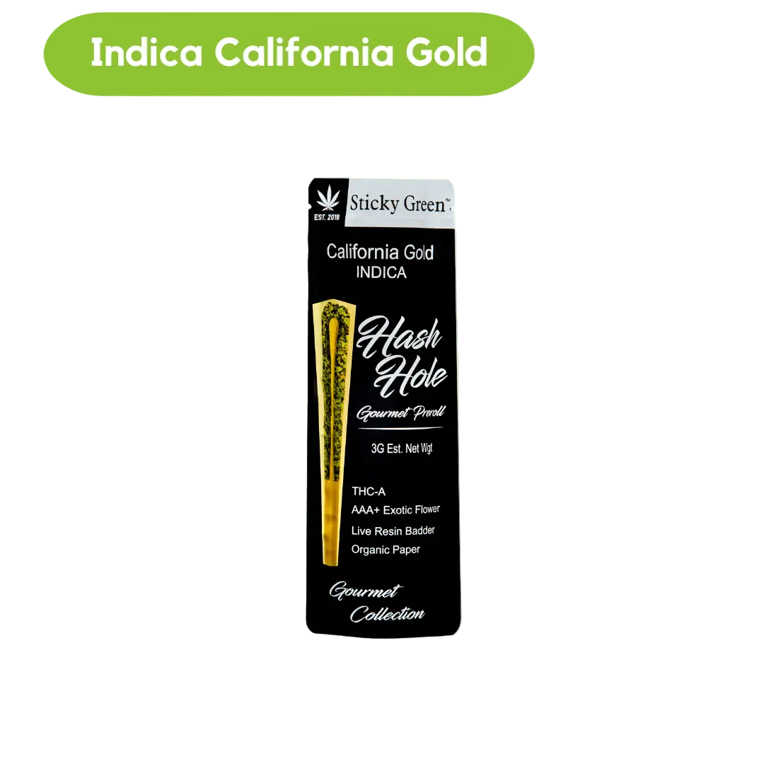 Sticky Green Hash Holes 2ct Pre-Rolls 3g - Smoke empire