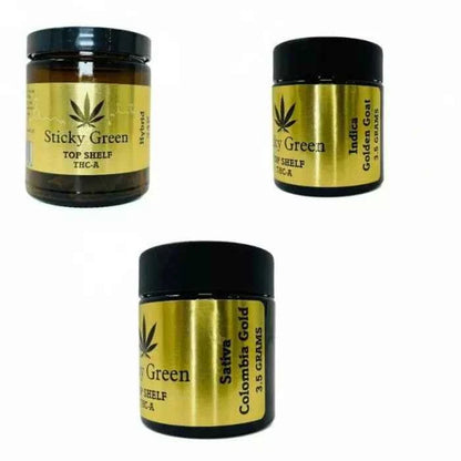 Sticky Green Flower THCA 3.5g - Premium Top Shelf Quality - Smoke empire
