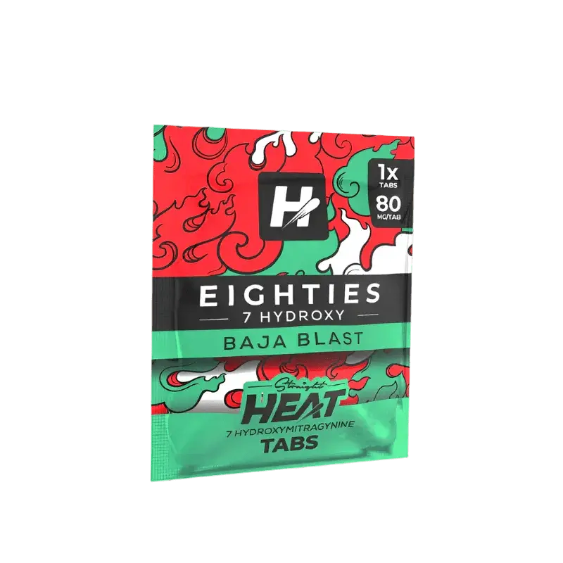 Straight Heat Eighties 7-Hydroxy Tablets 80mg 1ct - Baja Blast - Smoke empire