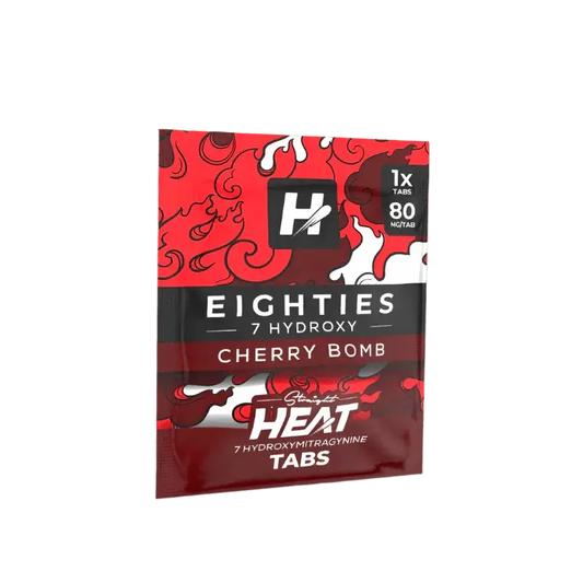 Straight Heat Eighties 7-Hydroxy Tablets 80mg 1ct - Cherry Bomb - Smoke empire