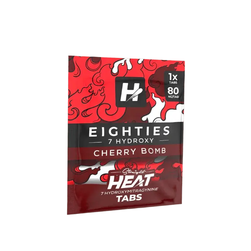 Straight Heat Eighties 7-Hydroxy Tablets 80mg 1ct - Cherry Bomb - Smoke empire