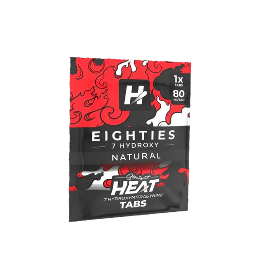 Straight Heat Eighties 7-Hydroxy Tablets 80mg 1ct Natural - Smoke empire