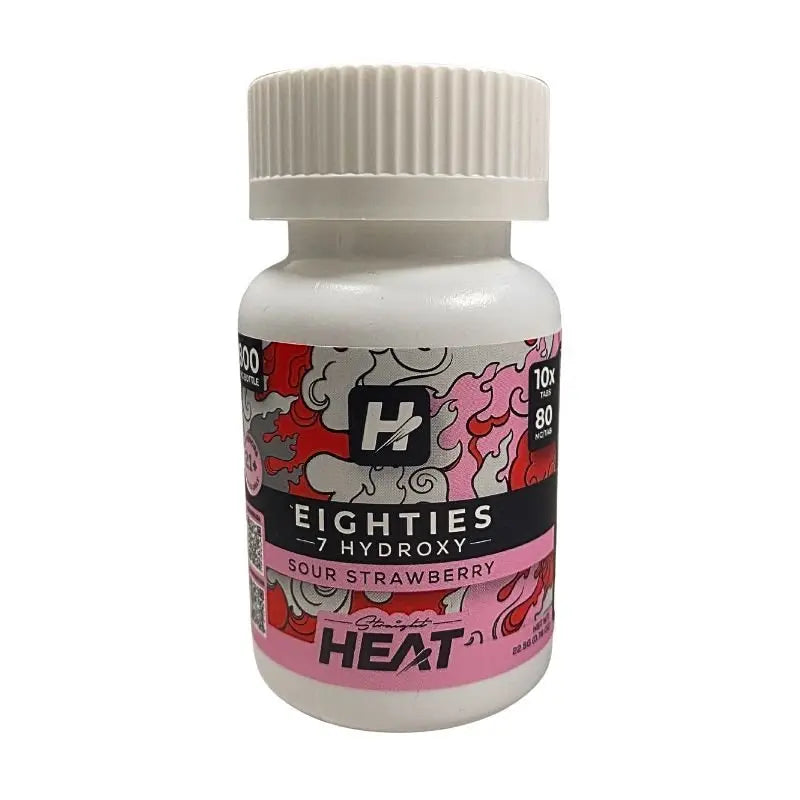 STRAIGHT HEAT EIGHTIES 7-HYDROXYMITRAGYNINE TABLETS 10CT 80MG PER TABLET - Smoke empire