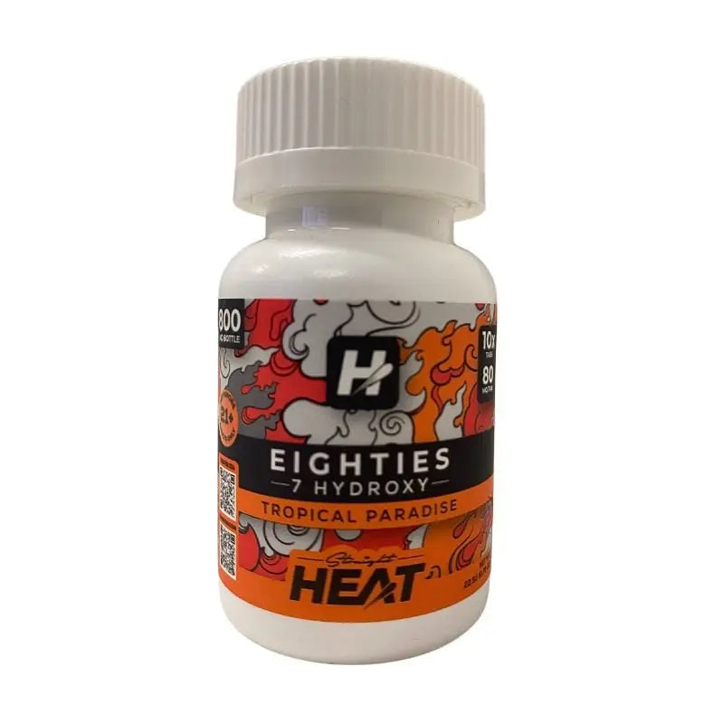 STRAIGHT HEAT EIGHTIES 7-HYDROXYMITRAGYNINE TABLETS 10CT 80MG PER TABLET - Smoke empire
