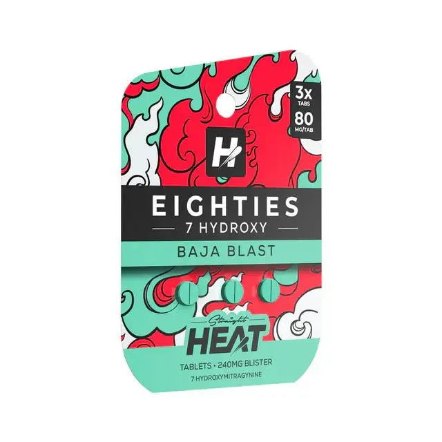 Straight Heat Eighties 7-OH Tablets 240mg 3ct - Smoke empire