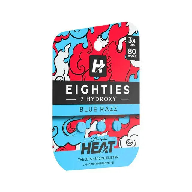 Straight Heat Eighties 7-OH Tablets 240mg 3ct - Smoke empire
