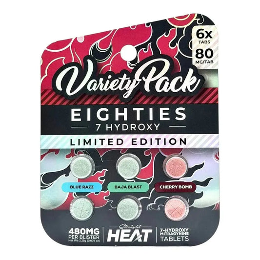 Straight Heat Eighties 7OH Tablets (480mg - 6 Count) - Smoke empire