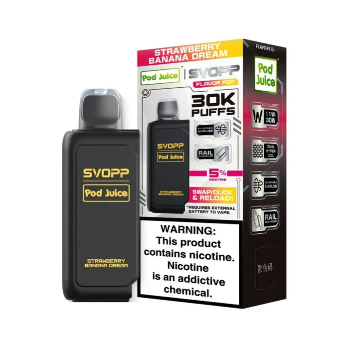 OXBAR x Pod Juice Svopp 30K Puff Vape Replacement Pod Cartridge OXBar Vapes