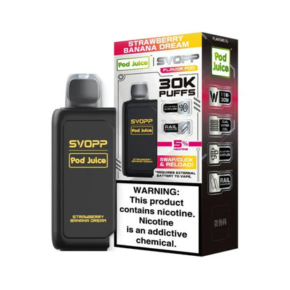 OXBAR x Pod Juice Svopp 30K Puff Vape Replacement Pod Cartridge OXBar Vapes