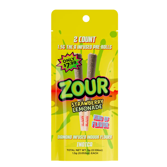 Strawberry Lemonade THCA Prerolls 2-Pack Online - Smoke empire