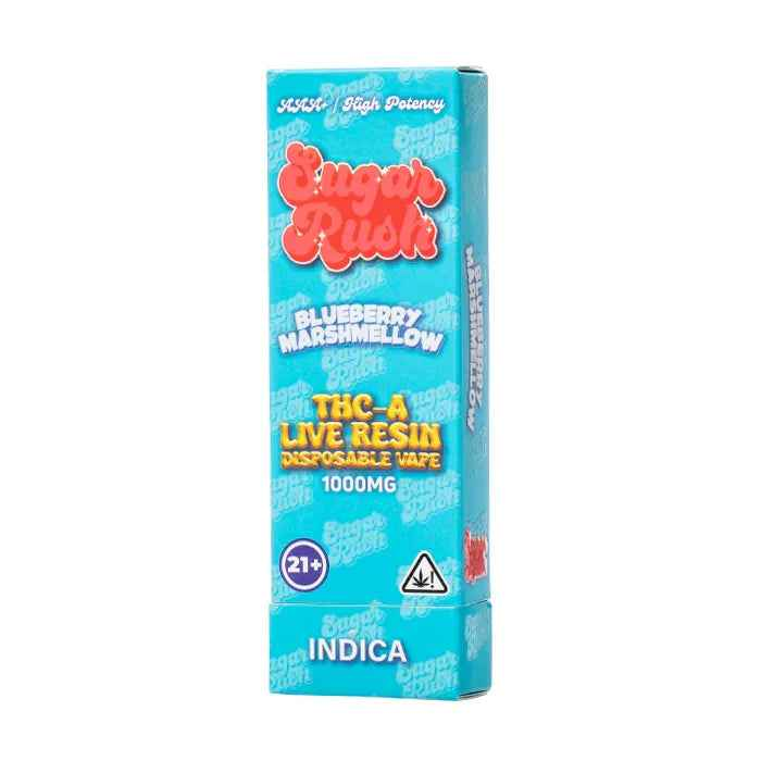 Sugar Rush THC-A Live Resin Vape 1G - Premium Quality Disposable for Intense Experience - Smoke empire