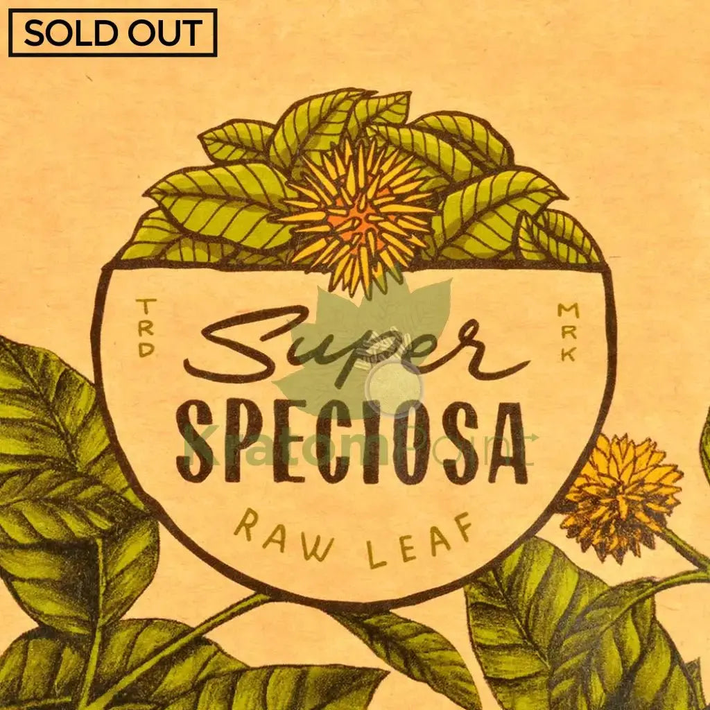 Super Speciosa Green Maeng Da Raw Leaf Kratom Powder 20g - Smoke empire