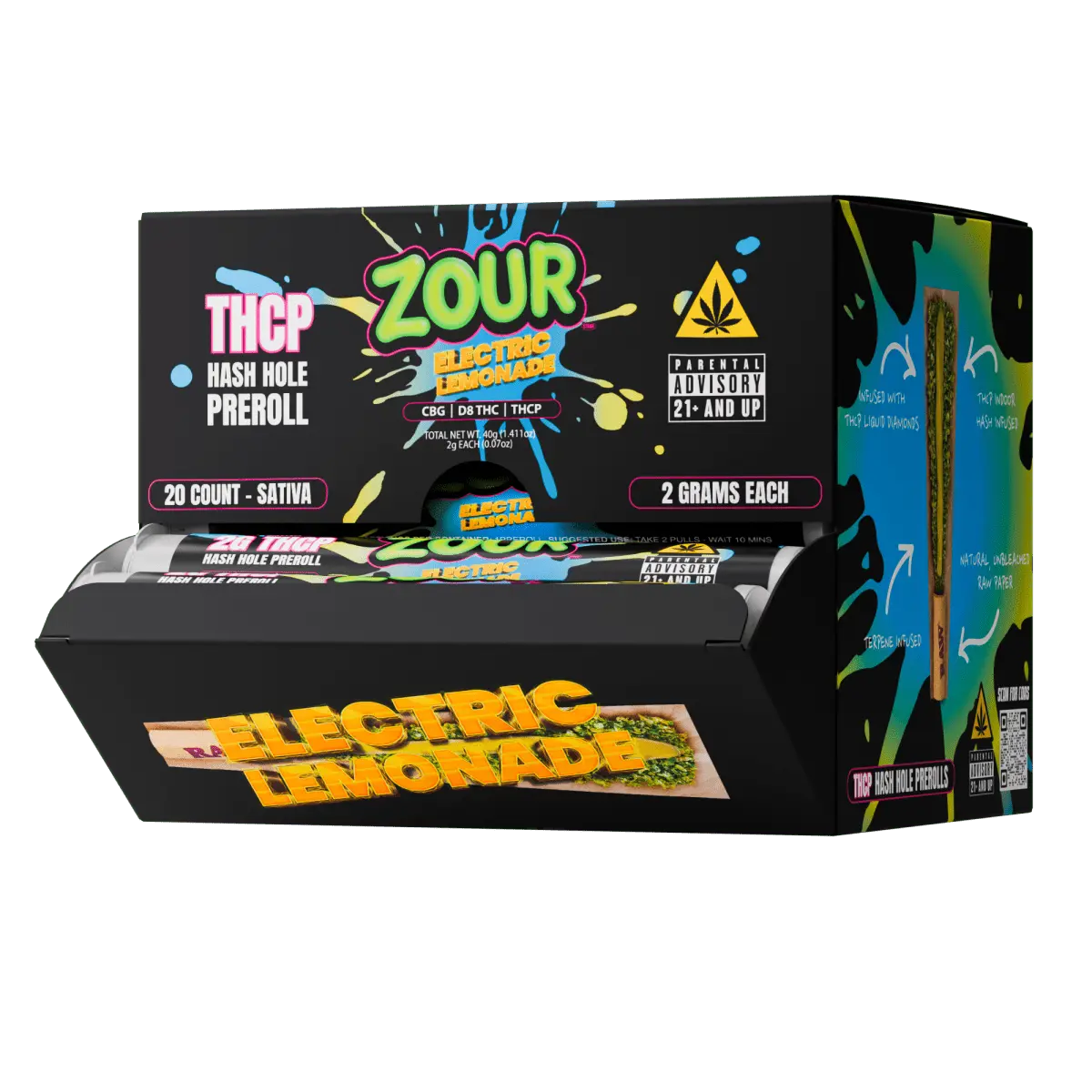 THCP ELECTRIC LEMONADE HASH HOLES - Smoke empire