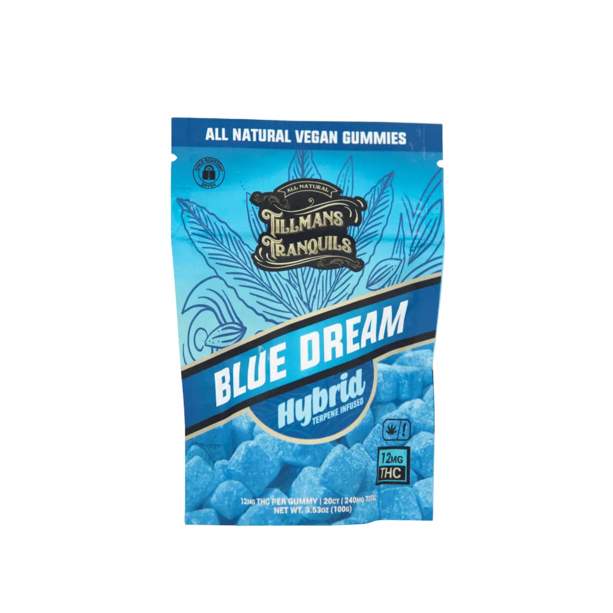 Tillmans Tranquils D9 Gummies 240mg 20ct - Smoke empire
