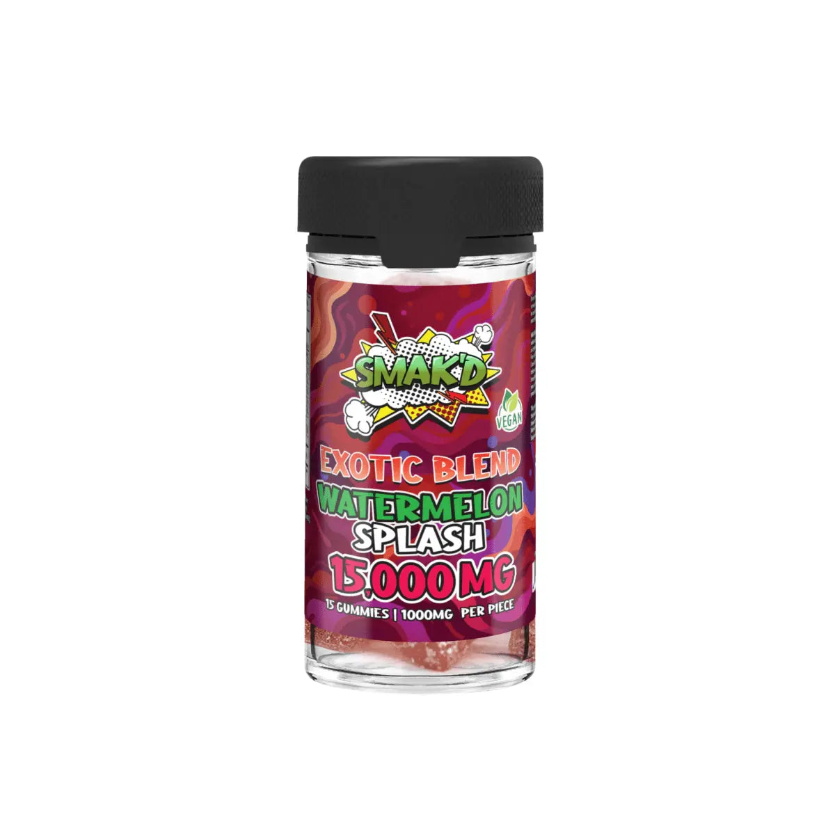 TKO SMAK'D Exotic Blend Gummies Jar (15,000mg, 15pcs) - Smoke empire