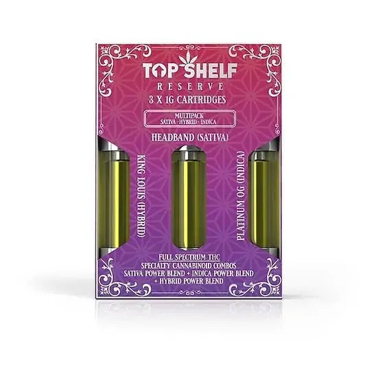 Top Shelf Hemp Multi-Pack Blend Vape Cartridges - Smoke empire