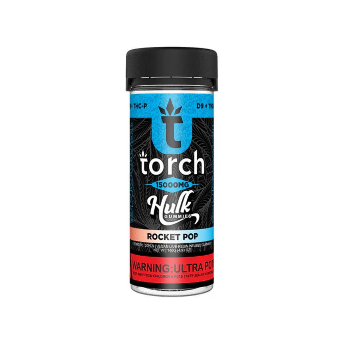 Torch Hulk Gummies 15000mg: D9 + THC-P Gummies - Smoke empire