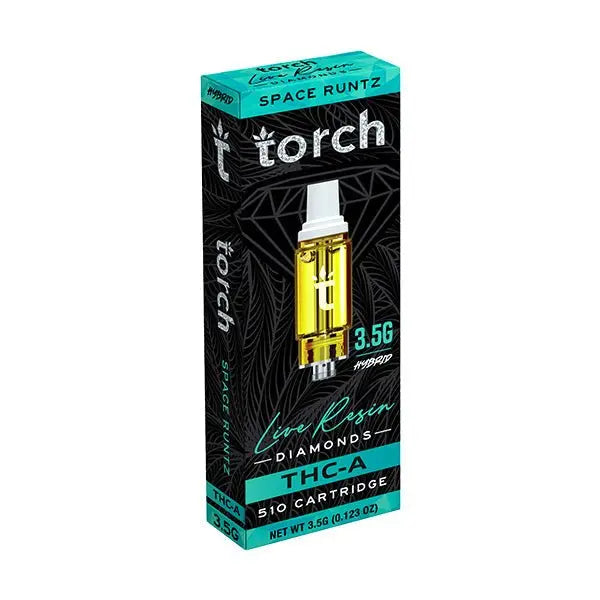 Torch THC-A Live Resin Diamonds 510 Cartridge 3.5gm - Smoke empire