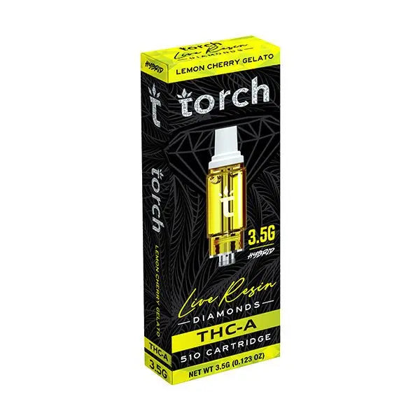 Torch THC-A Live Resin Diamonds 510 Cartridge 3.5gm - Smoke empire