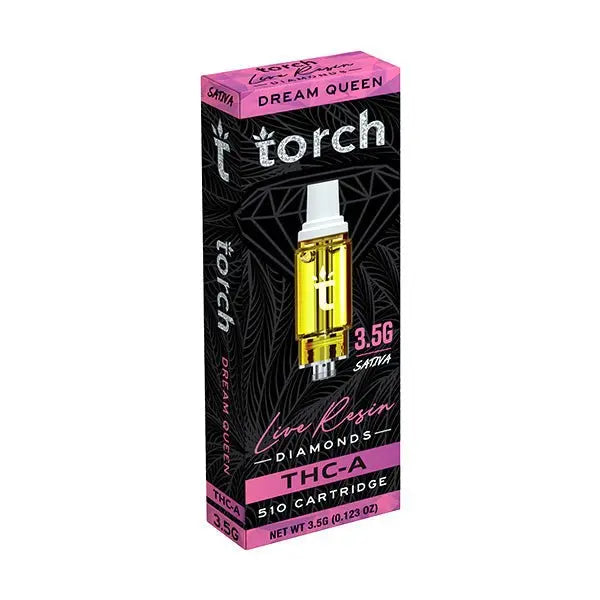 Torch THC-A Live Resin Diamonds 510 Cartridge 3.5gm - Smoke empire