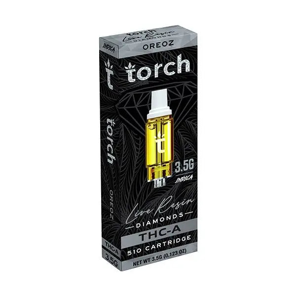 Torch THC-A Live Resin Diamonds 510 Cartridge 3.5gm - Smoke empire