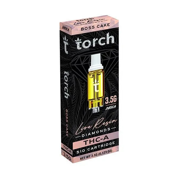 Torch THC-A Live Resin Diamonds 510 Cartridge 3.5gm - Smoke empire