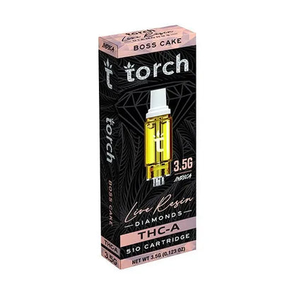 Torch THC-A Live Resin Diamonds 510 Cartridge 3.5gm - Smoke empire