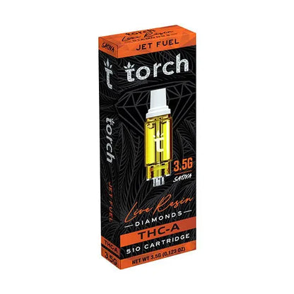 Torch THC-A Live Resin Diamonds 510 Cartridge 3.5gm - Smoke empire