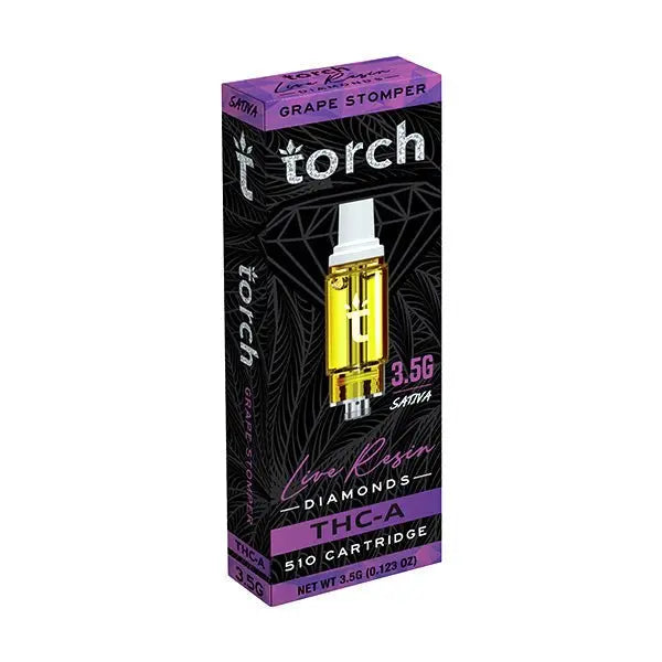 Torch THC-A Live Resin Diamonds 510 Cartridge 3.5gm - Smoke empire