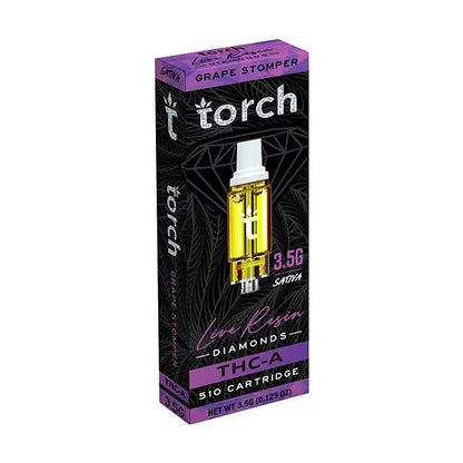 Torch THC-A Live Resin Diamonds 510 Cartridge 3.5gm - Smoke empire