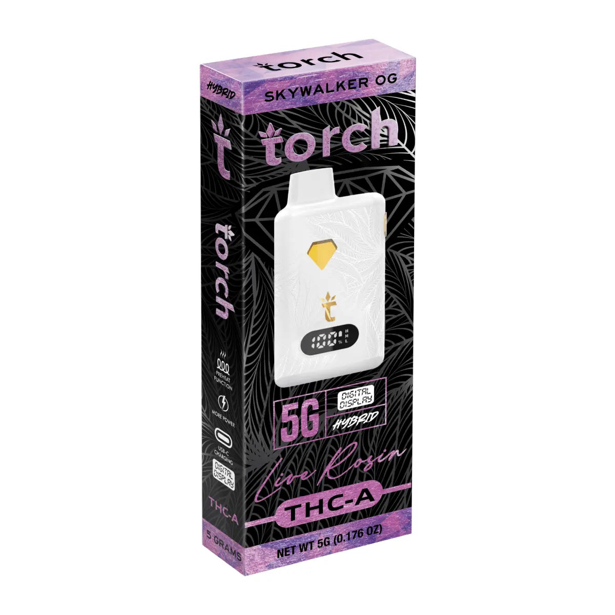 Torch THC-A Live Rosin Disposable 5gm - Smoke empire