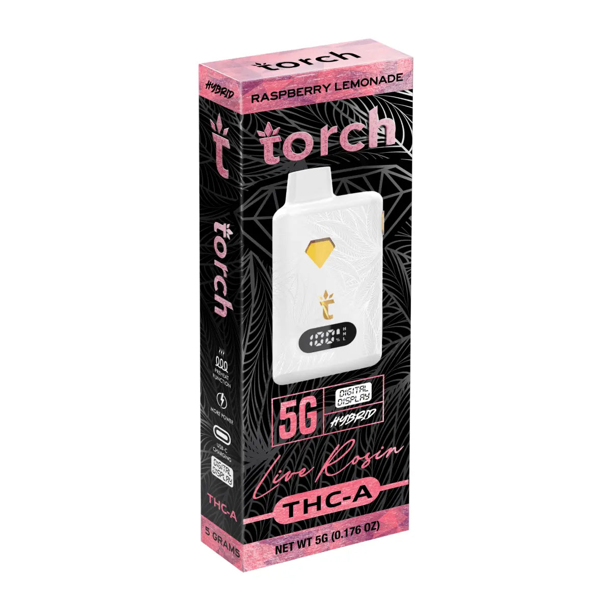 Torch THC-A Live Rosin Disposable 5gm - Smoke empire