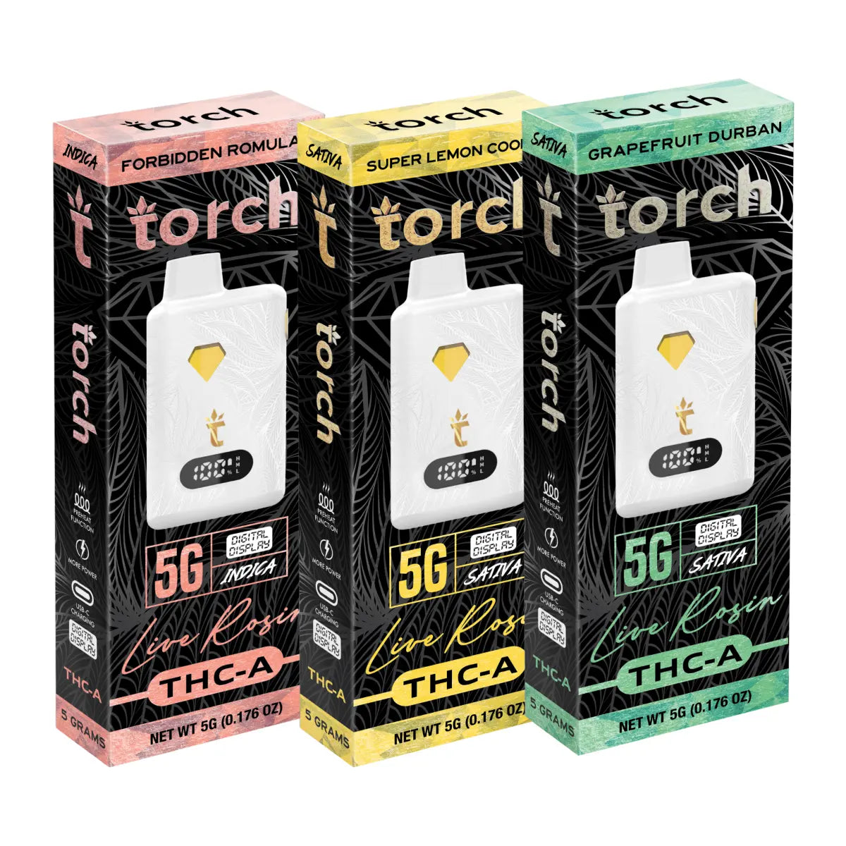 Torch THC-A Live Rosin Disposable 5gm - Smoke empire
