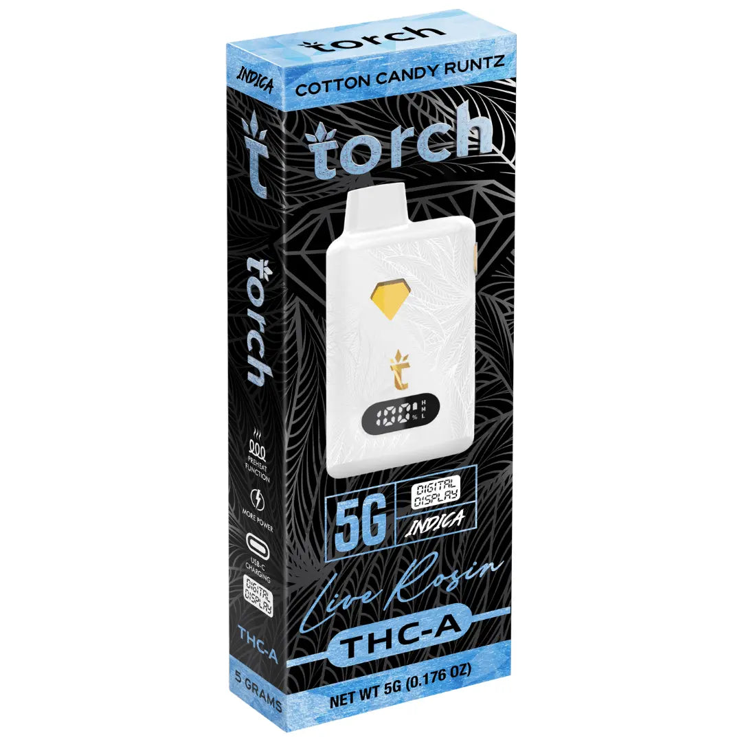 Torch THC-A Live Rosin Disposable 5gm - Smoke empire