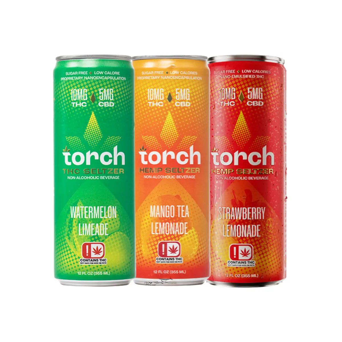 Torch THC Seltzer & Iced Tea 12oz - Smoke empire