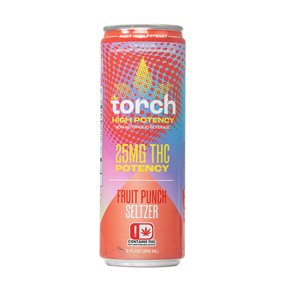 Torch High Potency THC Seltzers 25mg (4 pack) - Smoke empire
