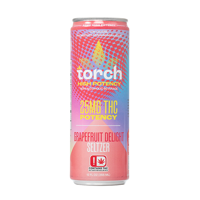 Torch High Potency THC Seltzers 25mg (4 pack) - Smoke empire