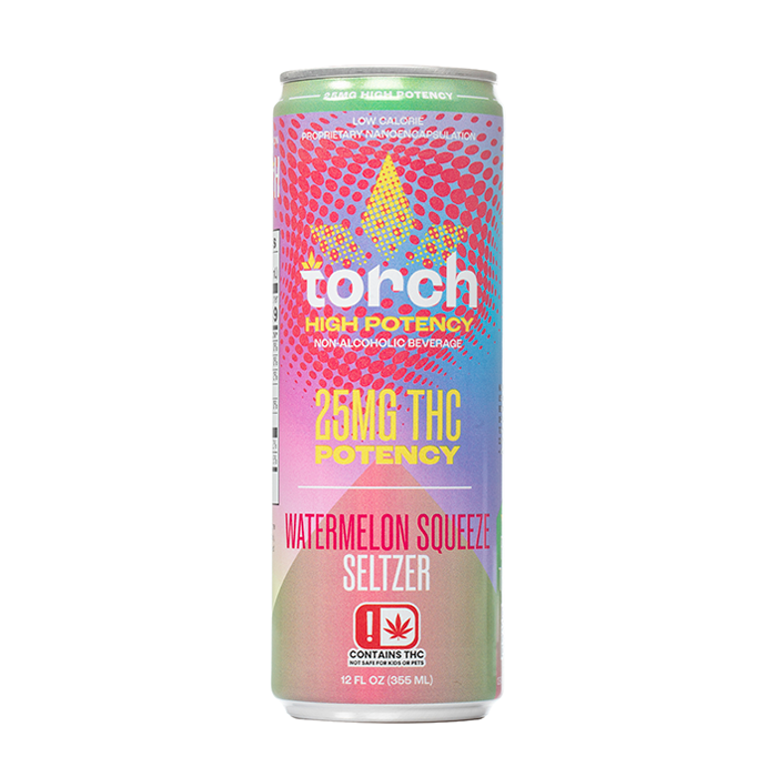 Torch High Potency THC Seltzers 25mg (4 pack) - Smoke empire