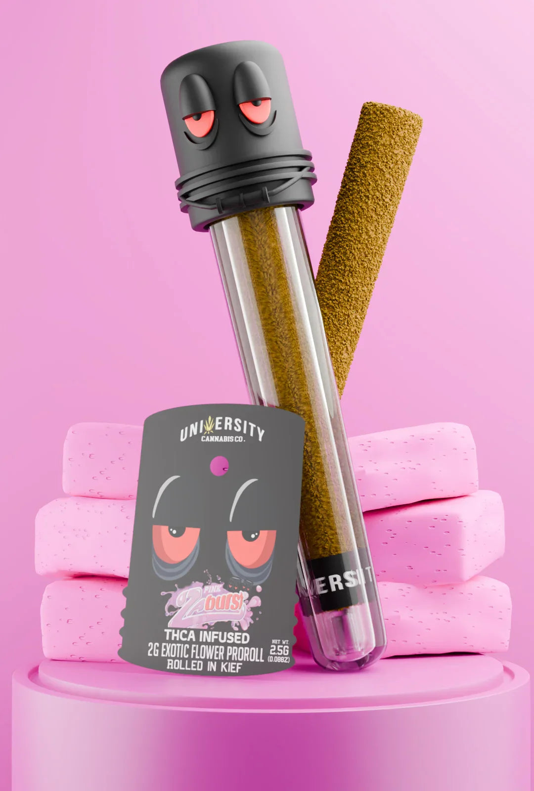University THCA Pre-Roll 2G Pink Zaburst