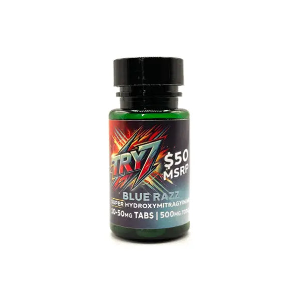 TRY7 7-OH Kratom Tablets 50mg - Smoke empire